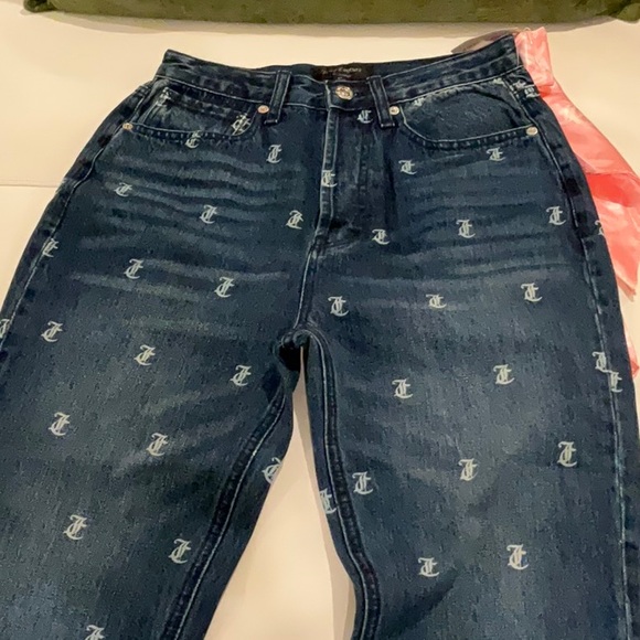NWT Juicy Couture “JC” Printed All Over Jeans - Size 24 - Picture 2 of 8